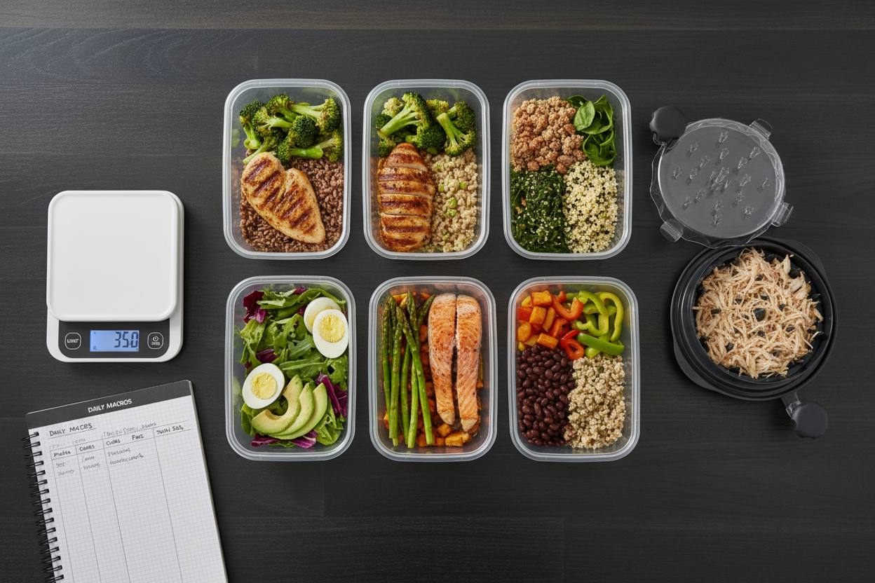 Meal prep organisé ShredX System
