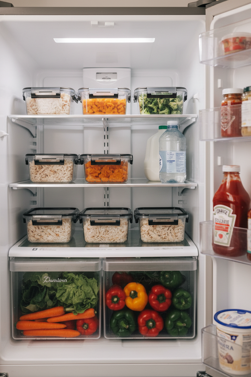 Frigo Meal Prep Réaliste ShredX